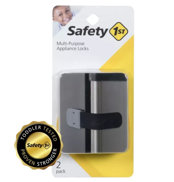 Safety 1st Multi-Purpose Appliance Locks, 2 Pack White FREE SHIPPING