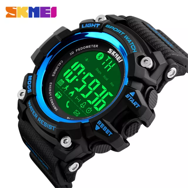 SKMEI Smart Watch Men Bluetooth Digital Wristwatch Multifunction Sport Watches