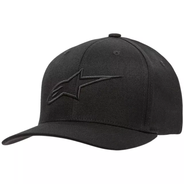 Alpinestars MX Ageless Black Flexfit Casual Motocross Lifestyle Hat