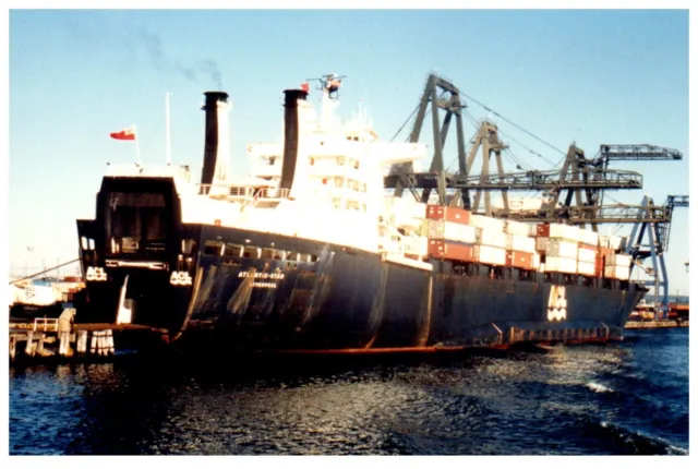 Atlantic Star (1967) Cargo Vessel Ship ACL Line Photograph VTG 4x6 IMO 6719603