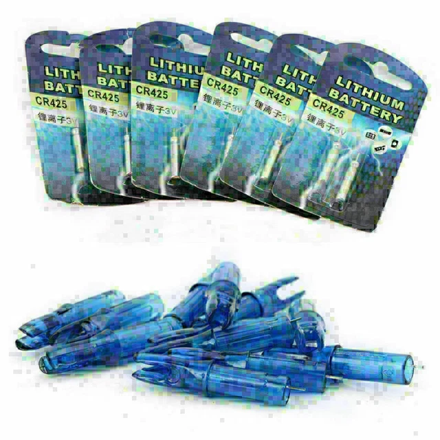 12pcs Colored Hunting Lighted Nock Led Lighted Luminous Tail Arrow Nocks 6.2mm