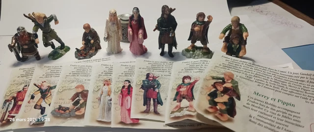 Lot De 21 Figurines Le Seigneur Des Anneaux – Eaglemoss 2004 – Très Bon état