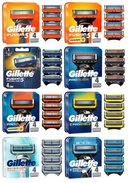 Gillette  Fusion5 I Power I ProGlide Rasierklingen 8,12,16,20,24 Stück