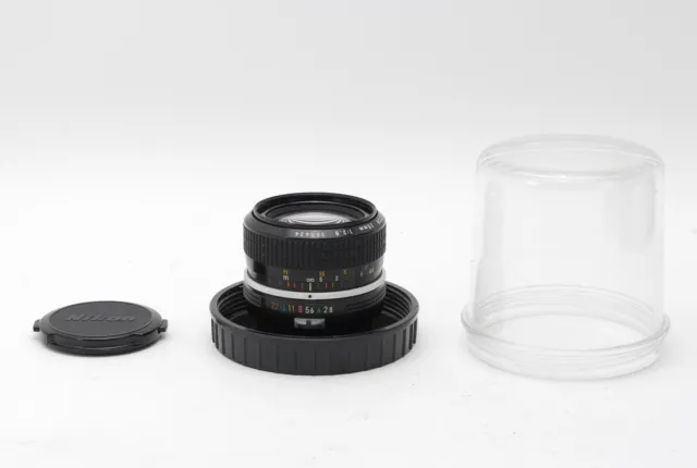 [Mint] Nikon Nuevo Nikkor 28mm F/2.8 No Ai Gran Angular Mf Manual Lente De
