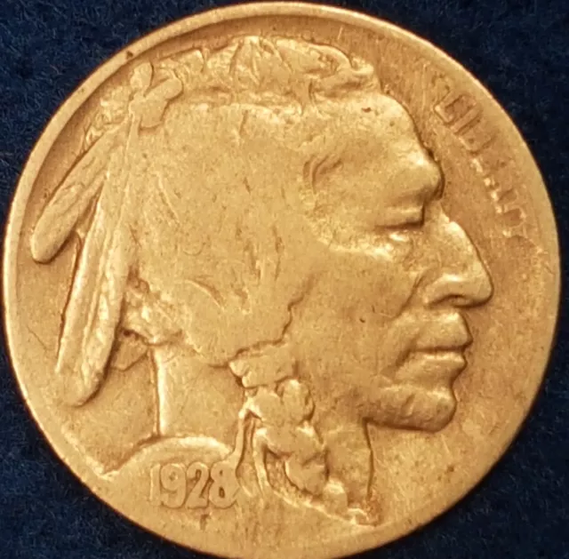 1928 Buffalo Nickel  ID #142