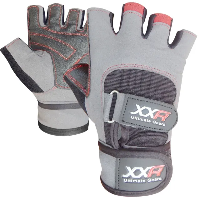 Weight Lifting Gloves Leather Gloves Fitness Strengthen XXR Elite Pro Gel