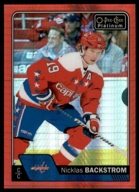 2016-17 O-Pee-Chee Platinum Red Prism #66 Nicklas Backstrom /199