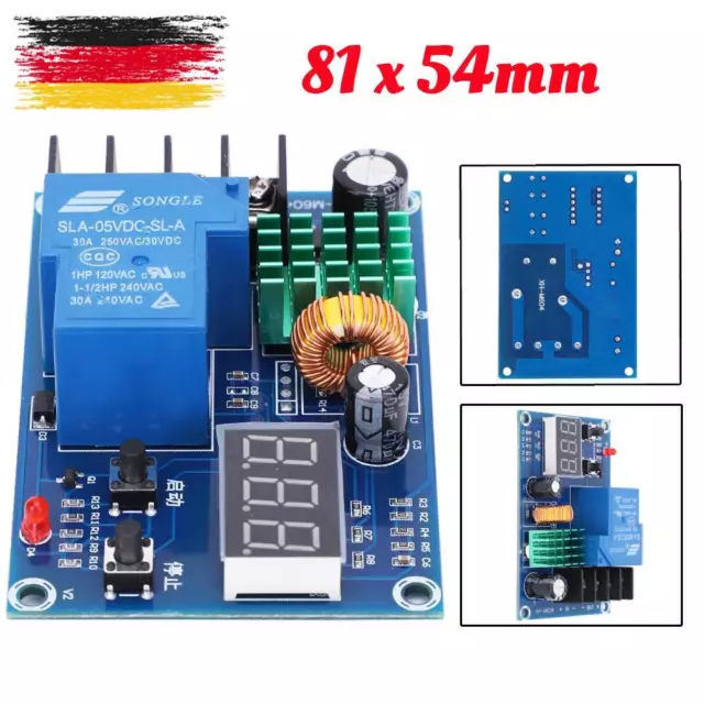 Li-Ion LademodulDC 6-60V 30A Laderegler Charger Board XH-M604 81 x 54mm DE NEU