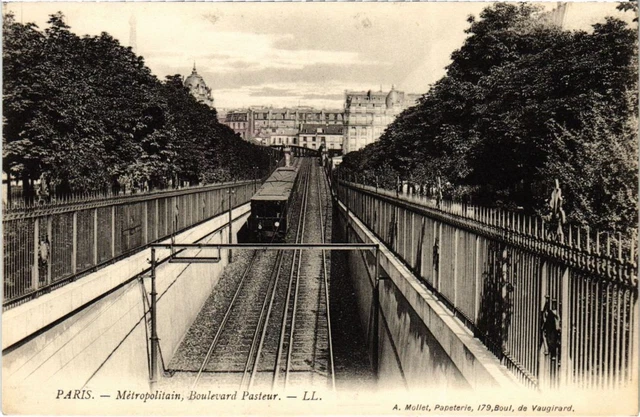 CPA PARIS 15e Le Metropolitain Bd Pasteur ND Phot (1249346)