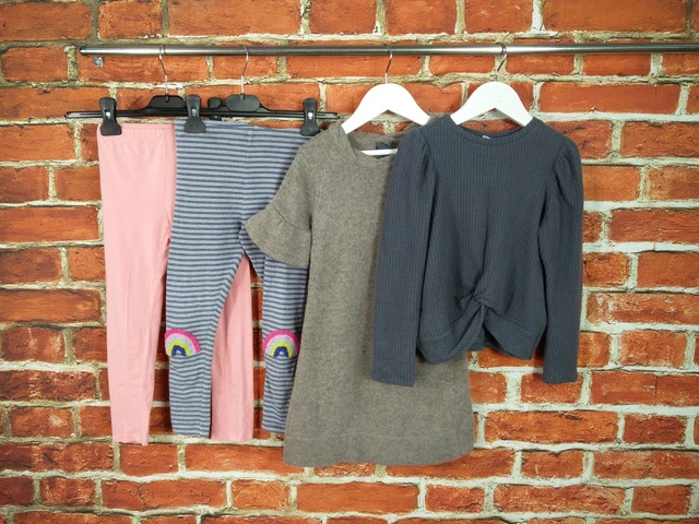 Girls Bundle Age 5-6 Years Next H&M Zara Jumper Dress Leggings Pullover 116Cm