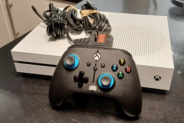 Microsoft Xbox One S 500GB White Games Console With Wired Controller | VGC