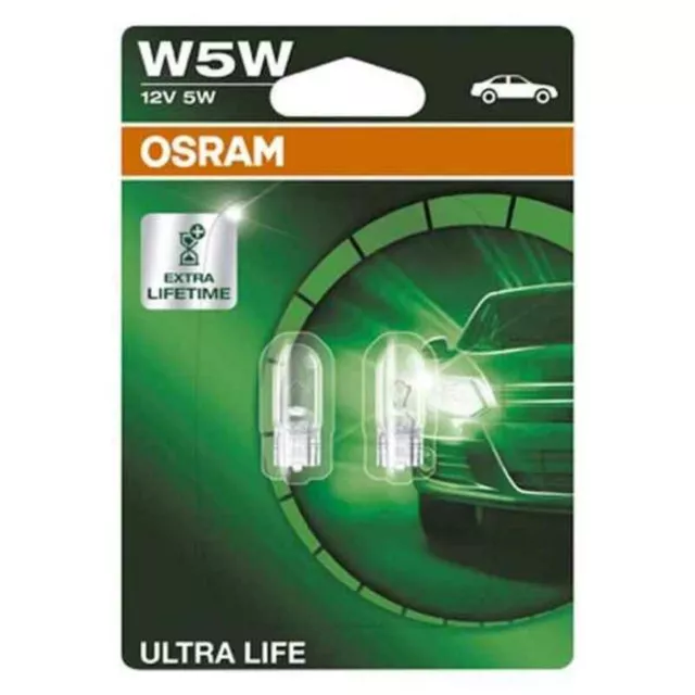 Lampadina per Auto OS2825ULT-02B Osram OS2825ULT-02B W5W 5W 12V [2 Pezzi]