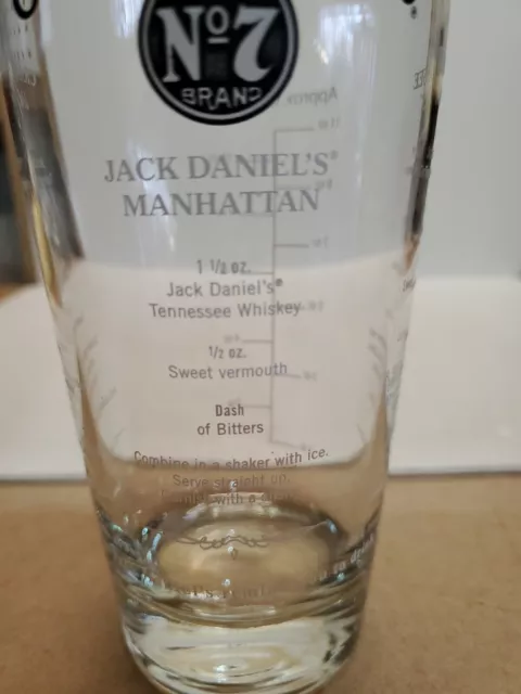 Jack Daniels Old No.7 Glass Mixing Glass Pre-owned 3