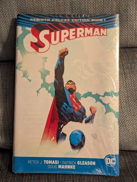 Superman: Rebirth Deluxe Edition Volume 1 1st HC ED 2017. Brand New and Sealed!