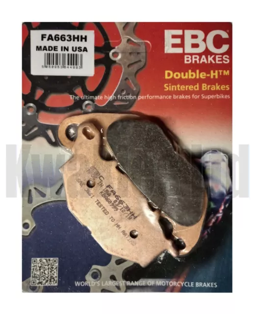 EBC Sintered HH Front Brake Pads FA663HH for Yamaha YZF-R3 2015-2022