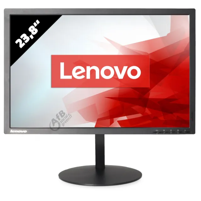 Lenovo ThinkVision T2424p Monitor 23,8 Zoll 1920x1080 FHD IPS 7ms HDMI schwarz