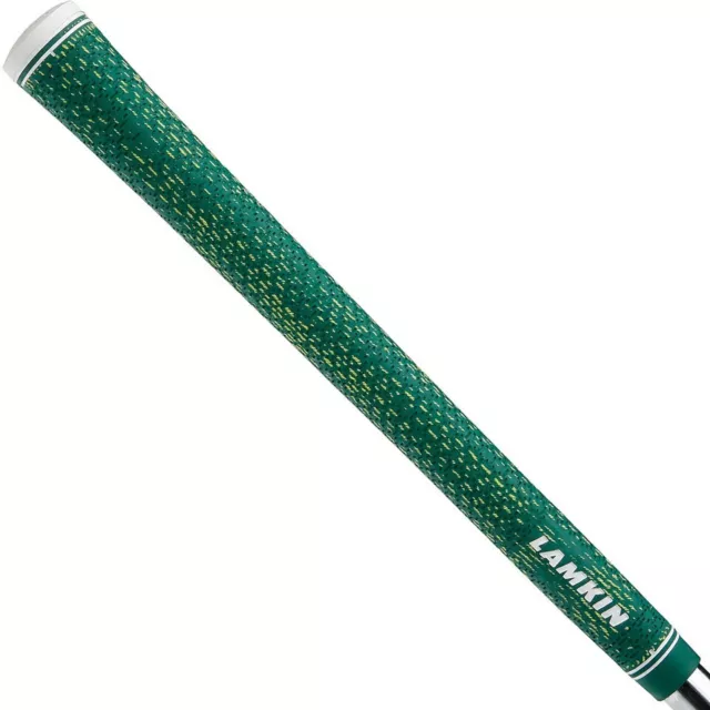 Lamkin UTX Tri-Layer Cord Golf Grips - Midsize - Green / Yellow