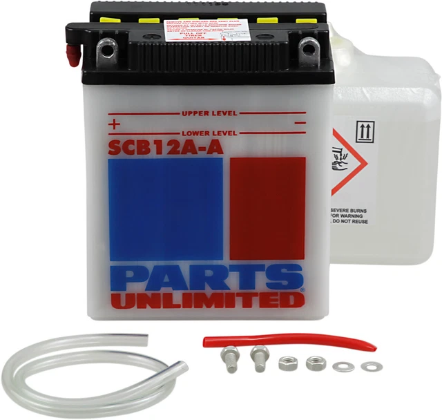 Parts Unlimited 12V Heavy Duty Battery Kit - SCB12A-A-FP
