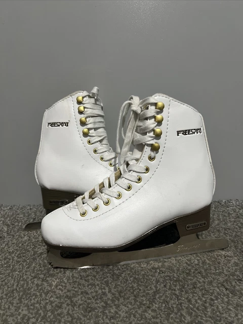 White ice skates size 2 discount