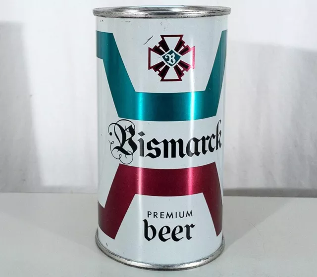 Bismarck Premium Beer Super Clean Flat Top Beer Can Chicago Illinois Vintage Ill