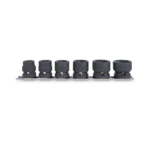 Beta 720S/SB6 6 Piece 1/2" Drive Hexagon Compact Impact Socket Set 13-24mm