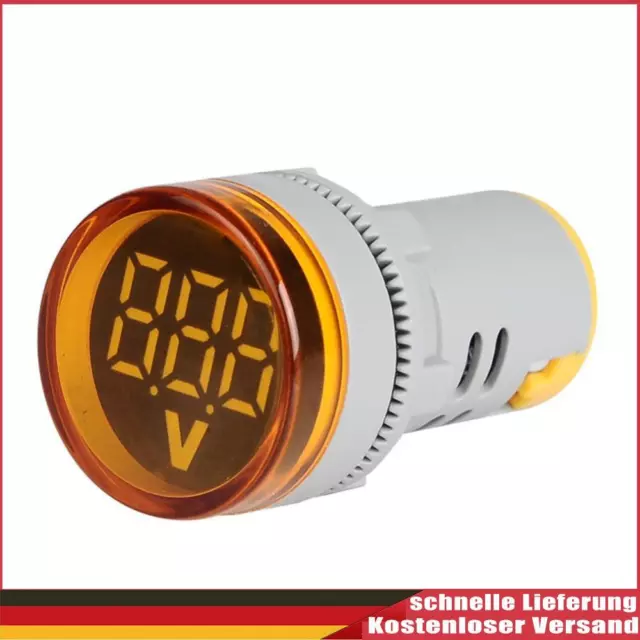 RLFS 220 V AC LED tondo display digitale misuratore di tensione Ampermeter Monit