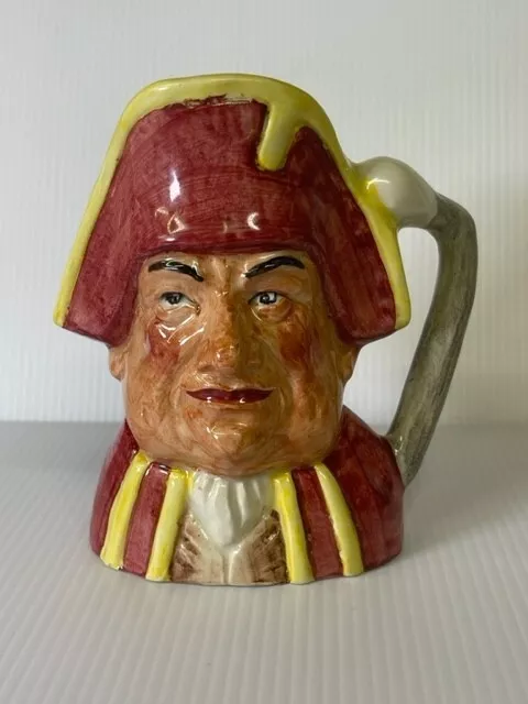 Vintage Artone England Tiby Mug The Beadle 5" High Hand Painted Staffordshire