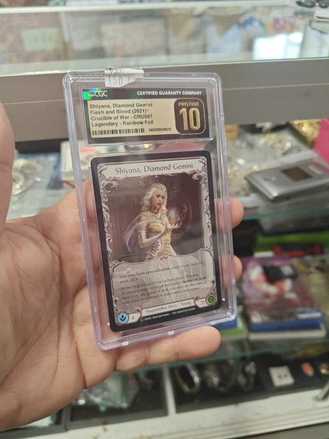 Shiyana, Diamond Gemini・FaB RF FOIL CRU Flesh and Blood Cold Foil PSA 9 Shiyana, Diamond Gemini