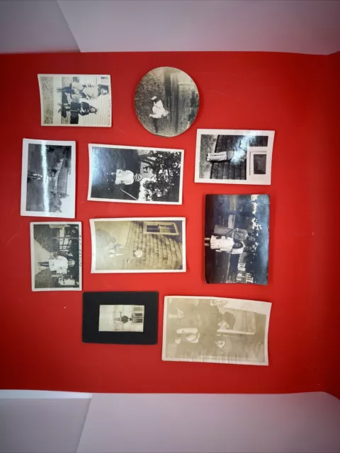 Lot of 20 Old Black & White Photos Vintage Photographs Snapshot ￼(2 Postcards)