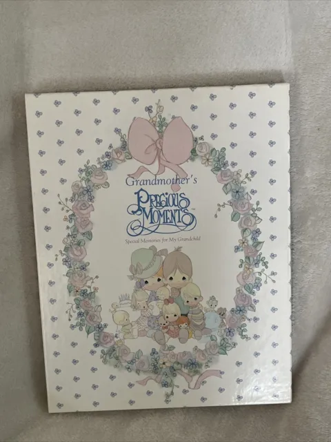 Precious Moments Baby Book For Grandchild From Grandmother Memory Vintage