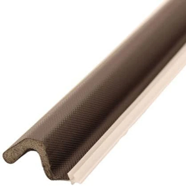Q-Lon 96 Inch Compression Kerf Weather Stripping (Medium Reach, Brown)