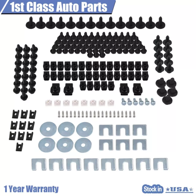 End Sheet Metal Hardware 216PCS Kit For Camaro Chevelle Nova Impala T00MAXccni