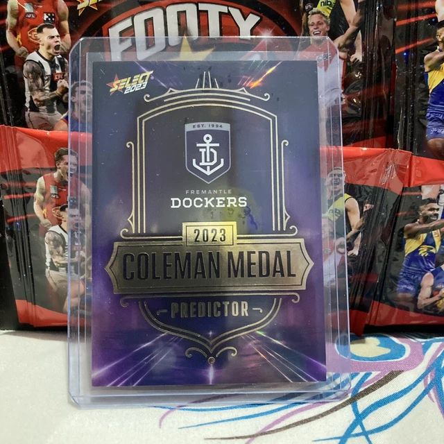 2023 AFL FOOTY Stars Coleman Medal Predictor Trading Card Fremantle