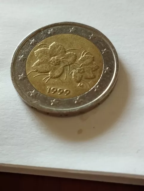 Moneda De Dos Euros Finlandia 1999