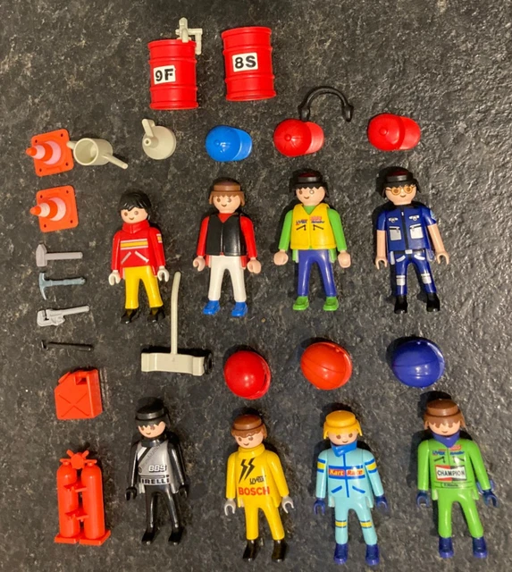 PLAYMOBIL RACE CAR Formula Kart Racing figures and