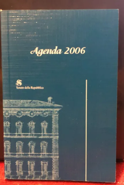 Agenda Del Senato Della Repubblica Italiana 2006 Nuova Senza Scritte