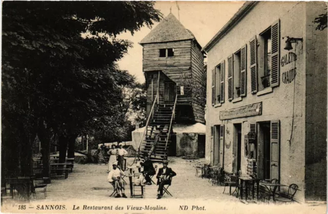 CPA SANOIS - Le restaurant des Vieux-Moulins (519270)