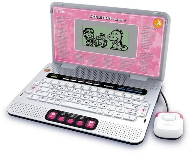 519012-2  Vtech® Kindercomputer School & Go, Schulstart Laptop E - pink NEU