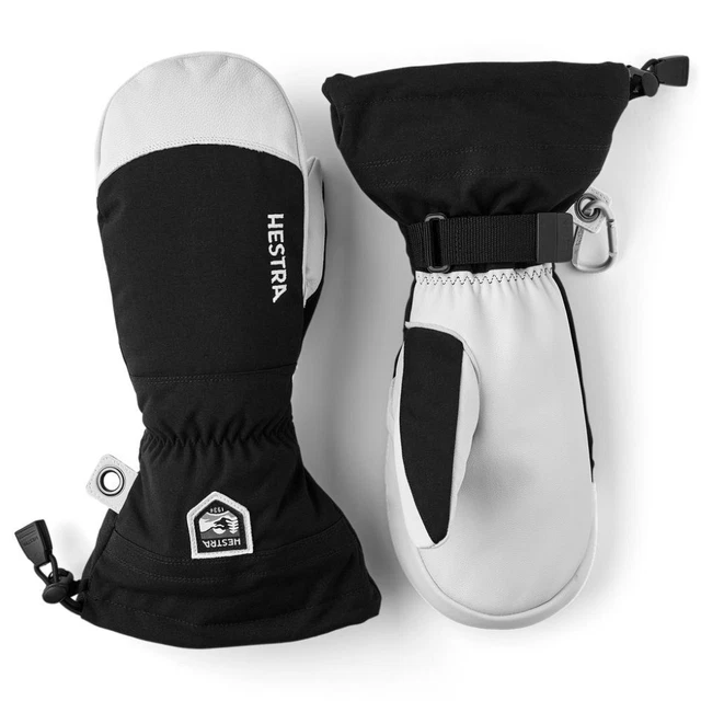 Hestra Army Leder Heli Ski Handschuhe - schwarz (Erwachsene)
