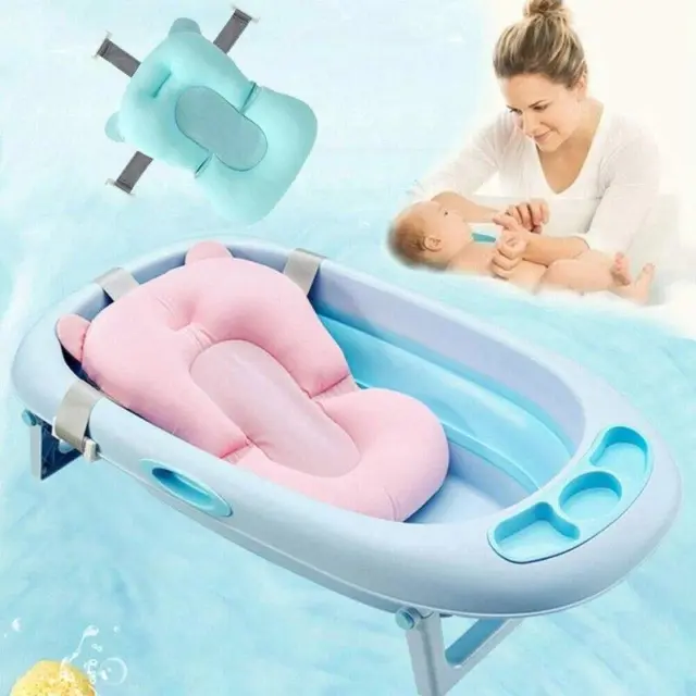 Non-slip Baby Bath Mat Tub Baby Shower Portable Mattress Air Mattress Comfort
