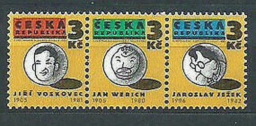 Tschechien - Post 1995 Yvert 66/68 MNH Theater