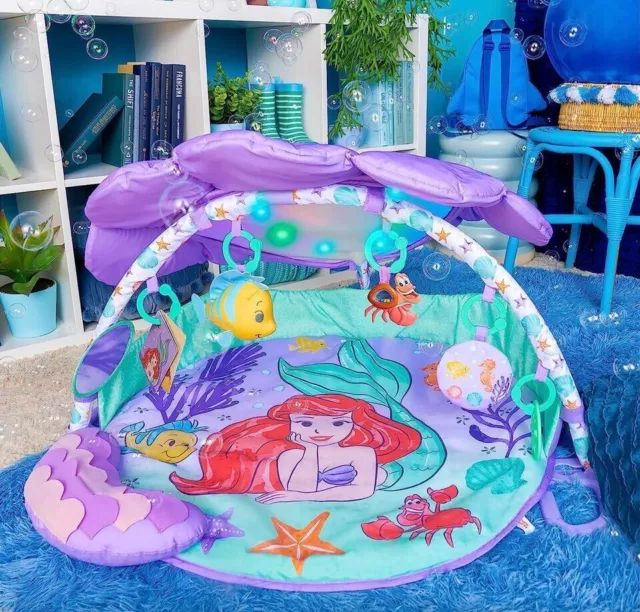 Bright Starts The Little Mermaid Twinkle Trove Lights & Music Activity Gym