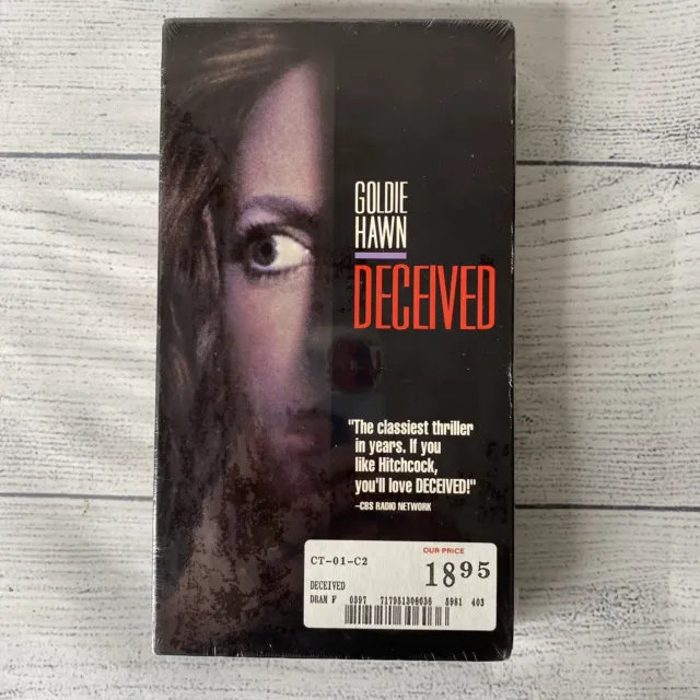 DECEIVED (VHS, 1992) Goldie Hawn Suspense Classic $9.99 - PicClick