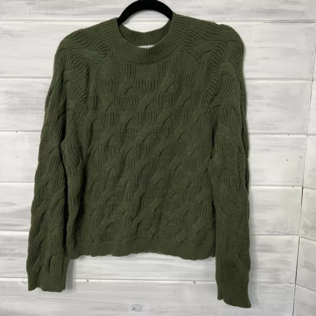 Rachel Comey Target Knitted Long Sleeve Solid Crewneck Pullover Sweater Xxs-S