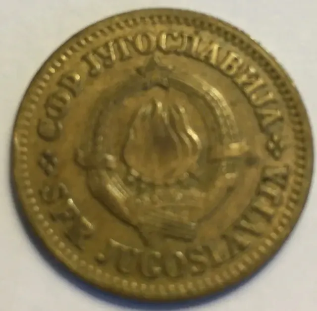 1965 Yugoslavia 10 Para Coin  Vintage International World Coin