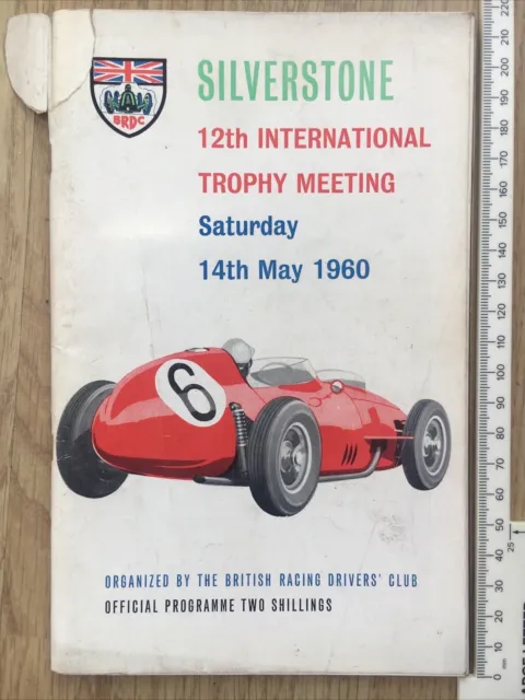 Silverstone 12° Meeting Internazionale Trofeo organizzato dalla BRDC 14 maggio 1960
