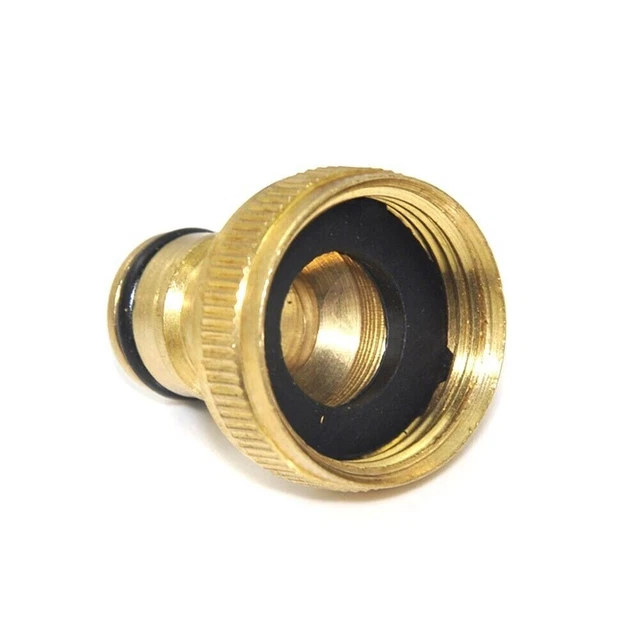 1/2 Zoll Garten Messing Schlauchverbinder Bewässerungsschlauch Rohr Wasserhahn Adapter Fitting 1 Stück 2