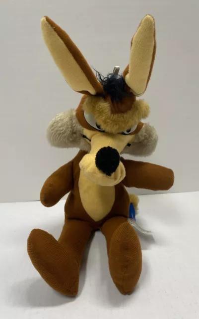 Vintage Wile E Coyote 16” Plush Warner Bros 1971 Mighty Star USA Roadrunner