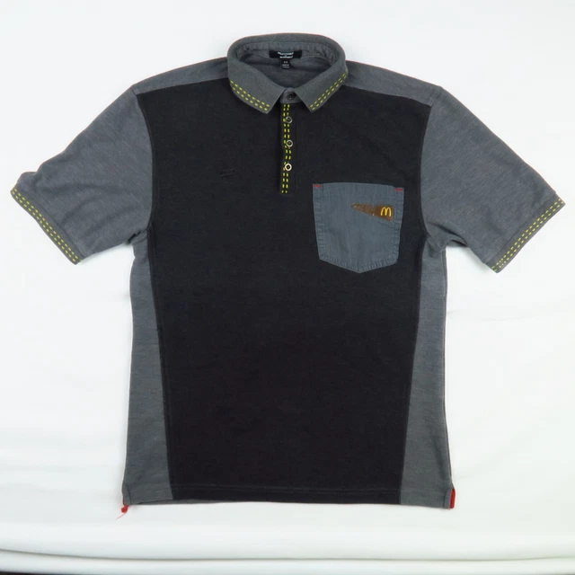 McDonalds Crew Member Uniform Polo Shirt Size S Small Grey by Timeless Elements