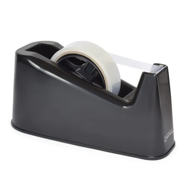 Rapesco RPTD500B Germ-Savvy Antibacterial, 500 Heavy Duty Tape Dispenser, Black